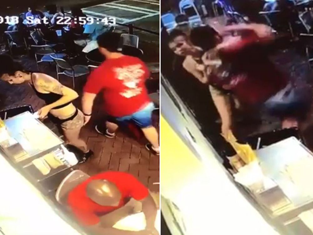Server Of Justice Video Shows Waitress Taking Down Butt Grabbing Customer Ottawa Sun