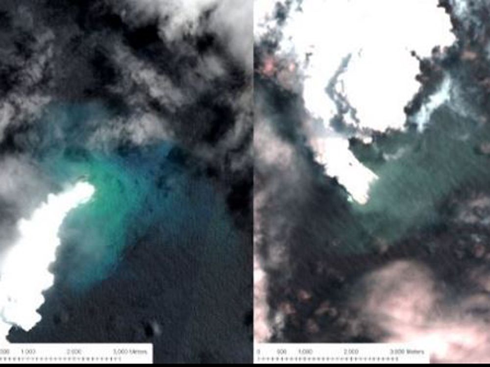 Underwater volcanic eruption creates island while sinking another - Owen Sound Sun Times